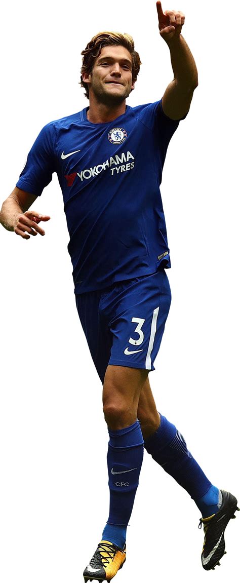 Marcos Alonso Chelsea football render - FootyRenders