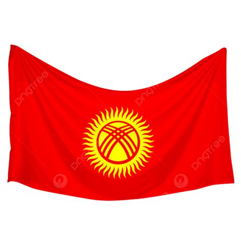 Flag Of Kyrgyzstan, Kyrgyzstan Day, Flag, Mockup PNG Transparent Clipart Image and PSD File for ...