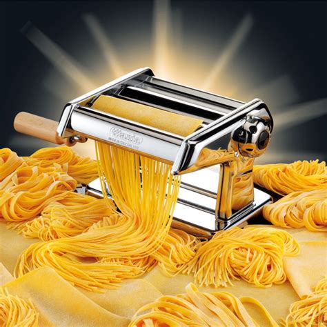 Manual Pasta Machine (2Cutters) 150mm - Titania Silver - Imperia