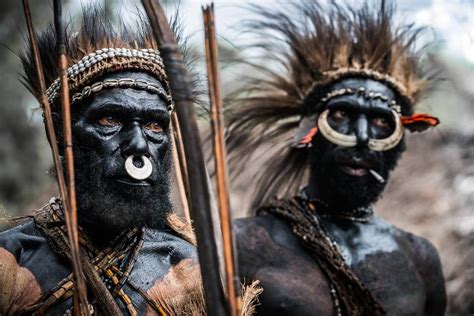 Papua New Guinea Hewa tribe from Hela Province ∞ ANYWAYINAWAY