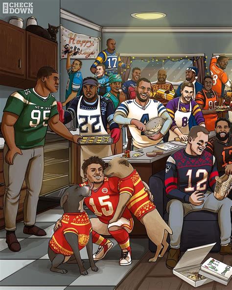 Merry Christmas from the NFL family! 🎅🎄🎁 | Nfl football art, Nfl ...