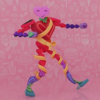 Candyman from Fortnite - 3D Model by davedtaylor