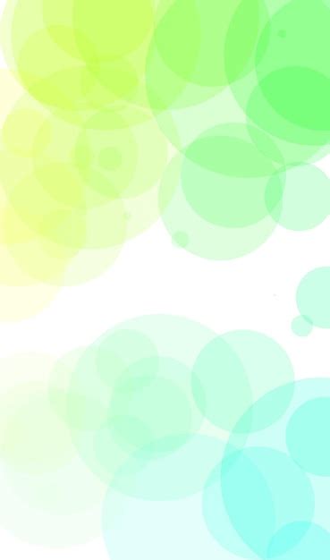 Premium Photo | Green and yellow circles on a white background.