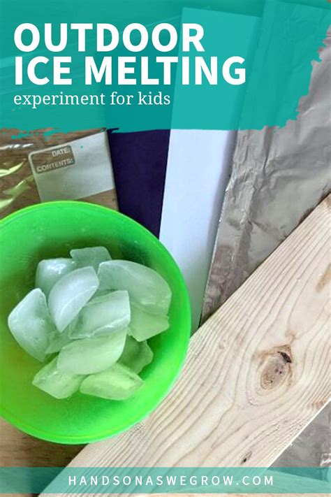 Ice Cube Melting Fun and Simple Science Experiment | Science experiments for preschoolers ...