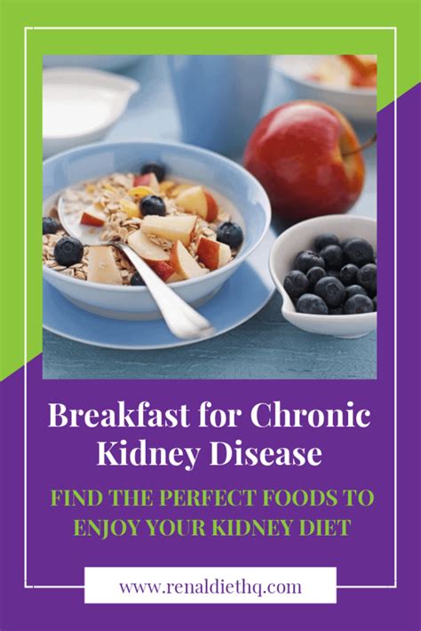 Breakfast for Chronic Kidney Disease - Renal Diet HQ