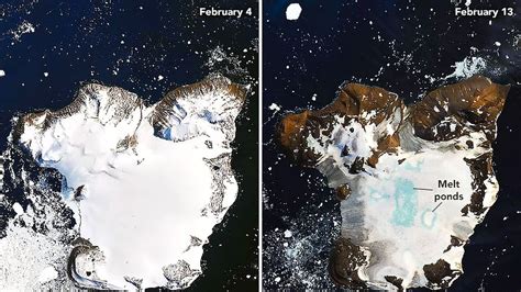 See record-high temperatures strip Antarctica of huge amounts of ice ...