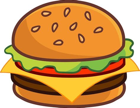 Burger Clip Art Images - Free Download on Freepik