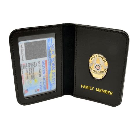 NYPD Courtesy Badge Wallet | NYPD Family Mini Badge Wallet