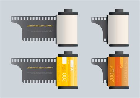 Film Canister Template 136817 Vector Art at Vecteezy