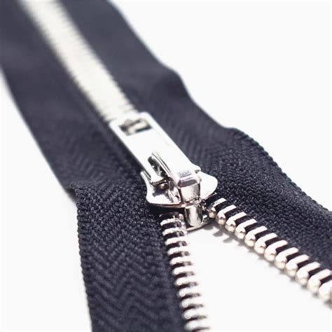 Close End 10cm 80cm 5# 10pcs white Metal Zipper for Sewing zip Garment Accessories Jeans Zippers ...