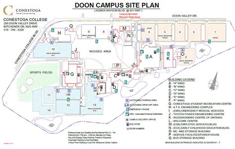 Conestoga Doon Campus Map