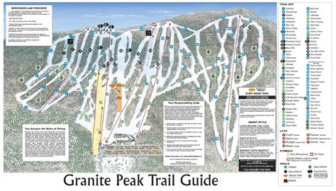 Granite Peak Ski Area Trail map - Freeride