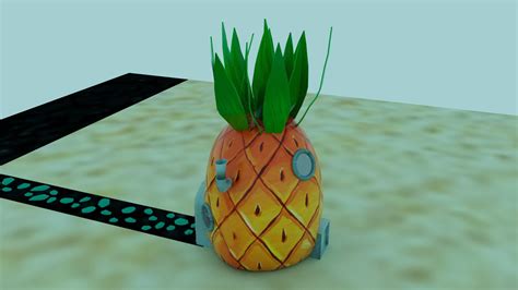 Spongebob House 3D model - TurboSquid 1971926