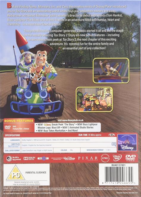 DVD Disney / Pixar's Toy Story (Special Edition) [DVD] 8717418246655 | eBay