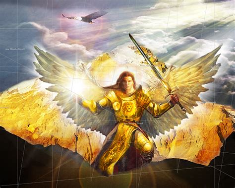 The Angel of The Lord Established Over The Mountains – Prophetic Art ...