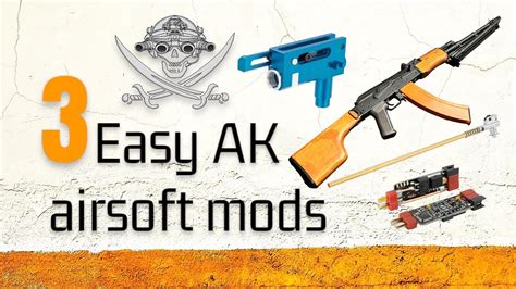 Top 3 Airsoft AK47 / AK74 Mods for Beginners - YouTube