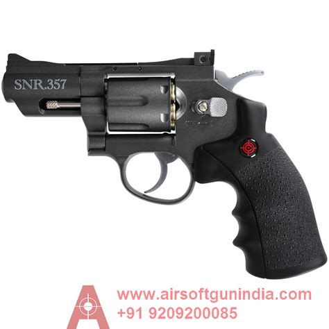 Crosman SNR357 CO2 Dual Ammo Full Metal Revolver by Airsoft gun india - Airsoft Gun India