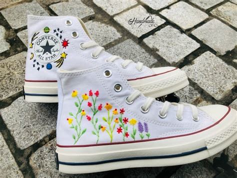 Custom Converse Custom Converse High Tops Embroidered - Etsy