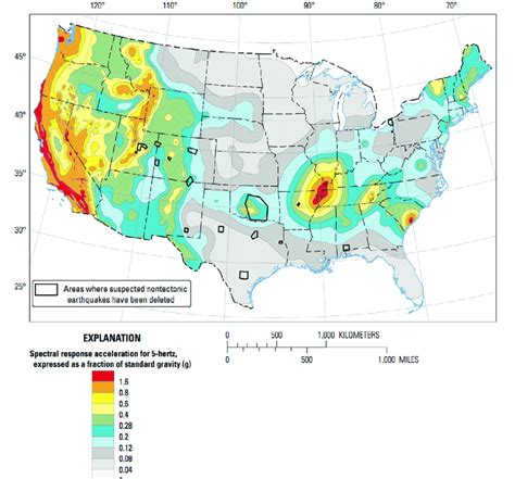 United States Seismic Zone Map