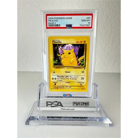 Pokémon - 1 Graded card - Pikachu, Base Set 2 - PSA 10 - Catawiki