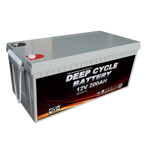 24v 200ah deep cycle battery for solar system-MERITSUN