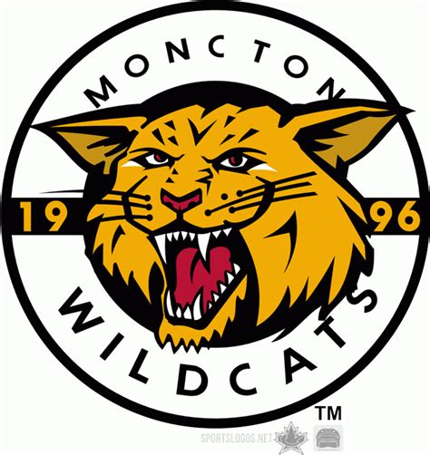 Moncton Wildcats Logo - Alternate Logo - Quebec Maritime Jr Hockey League (QMJHL) - Chris ...