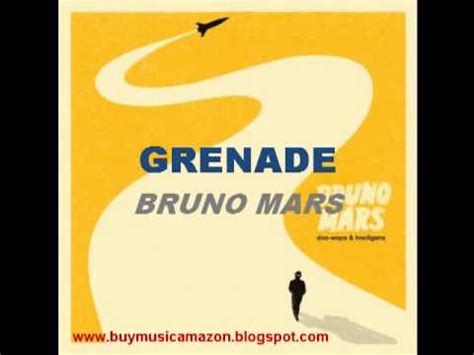 Bruno Mars Grenade Album Cover