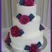 Navy Blue and Pink Wedding cake | Explore Graceful Cake Crea… | Flickr - Photo Sharing!