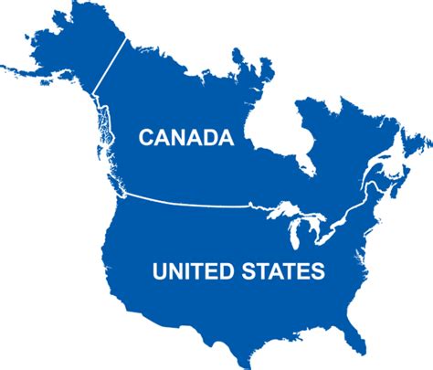 United States Map And Canada Map