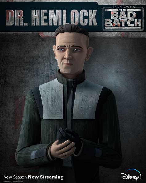 Doctor Hemlock | Star Wars: The Bad Batch | Season 2 | Character poster ...