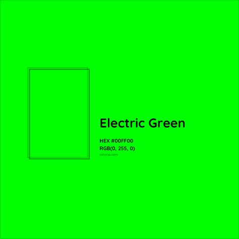 About Electric Green - Color codes, similar colors and paints - colorxs.com