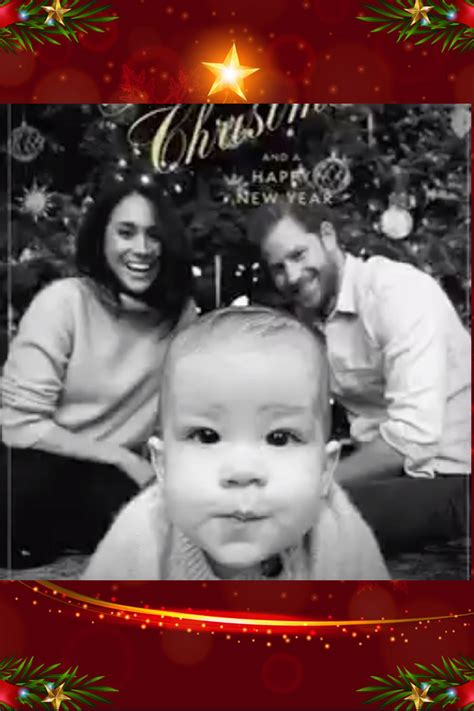 See Meghan Markle, Prince Harry, and Baby Archie's First Christmas Card