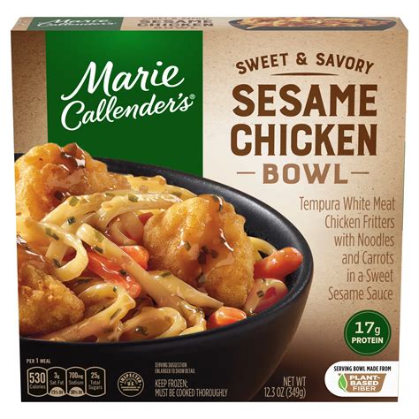 Marie Callender's Sesame Chicken Bowl Frozen Meal - Shop Entrees & sides at H-E-B