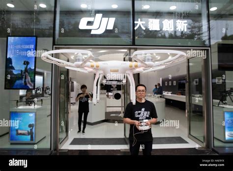 DJI Drone Store in Shenzhen (China Stock Photo, Royalty Free Image ...