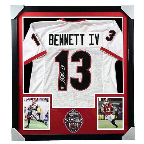 Pre-Order Stetson Bennett IV Autographed Signed Georgia Bulldogs Back ...