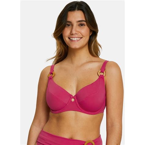 Elevated basics bikini top, pink, Sans Complexe | La Redoute