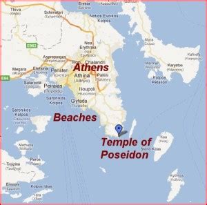 Temple Of Poseidon Map