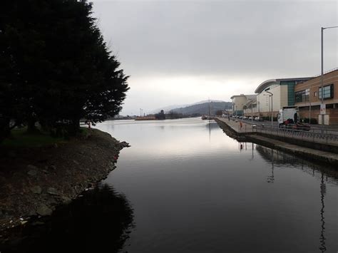 The Newry Canal entering the Albert... © Eric Jones :: Geograph Ireland