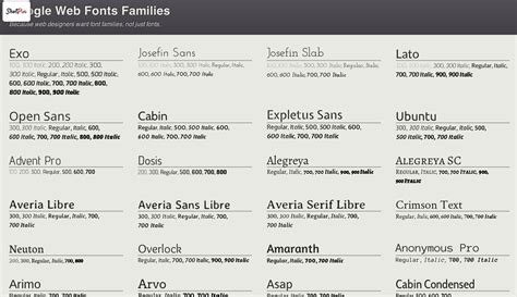 Better Google Web Fonts | Web font, Google web font, Fonts