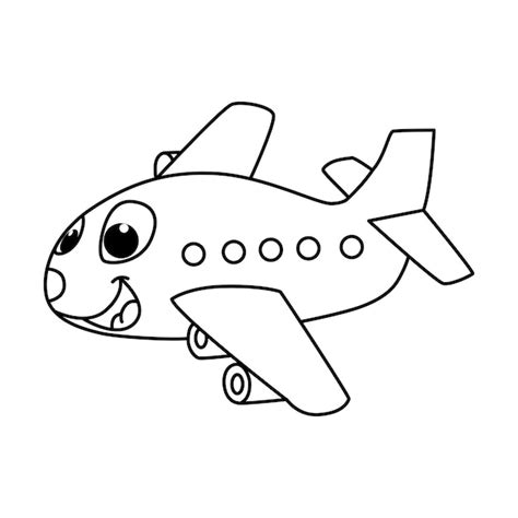 Dibujos de aviones infantiles para colorear | vsun