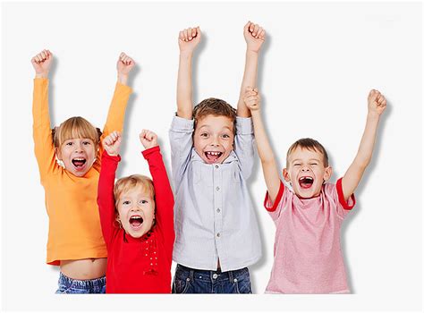 Happy Kid Png - Kids Cheering Png , Free Transparent Clipart - ClipartKey