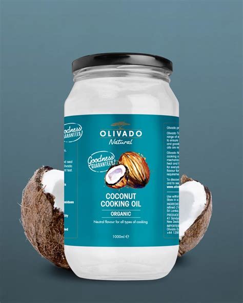 Coconut Oil - Natural, 1000ml - Olivado