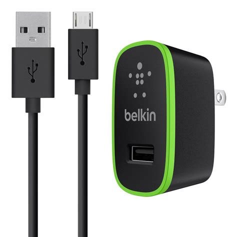 Belkin Universal Home Charger with Micro USB ChargeSync Cable (10 Watt ...