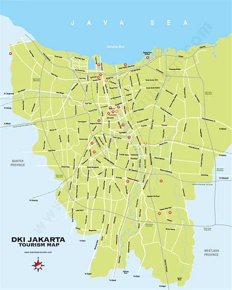 Map Di Jakarta Selatan - Maps of the World