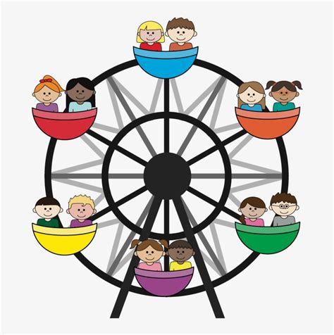 Ferris Wheel Clipart Feris - Clip Art Ferris Wheel - 671x744 PNG Download - PNGkit