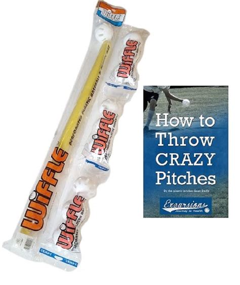 Buy WIFFLE Ball and Bat Set Combo with P Guide - 10 Balls 1 Bat and How to Pitch Pamphlet Online ...