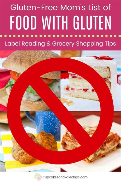 Foods With Gluten - Tips for Reading Labels - Cupcakes & Kale Chips