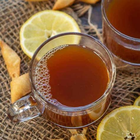 Lemon Tea Recipe (Step by Step + Video) - Whiskaffair