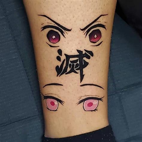 Eyes 😍😍😍 Tanjiro & Nezuko 😍 is beautiful 😍 Artist credit @tattoosbyx 🎩 Follow me and Tag your ...