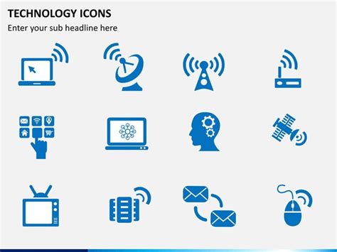 Technology Icons | Technology icon, Presentation design template, Power ...